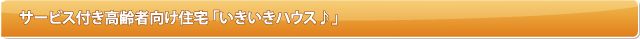 サービス付き高齢者向け住宅