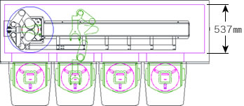 Current robot transfer width