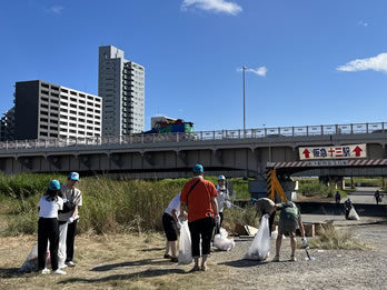 なにわ花火大会清掃活動