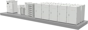 太陽光発電併設型「蓄電池パッケージ」