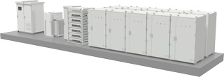 蓄電池パッケージ(1MW/4MWh)