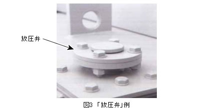 図3「放圧弁」例